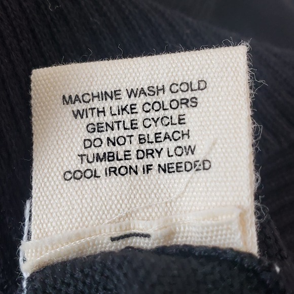 Retrology‎ Black Turtleneck Sweater Long Sleeve Pull On Size PM - Picture 4 of 11